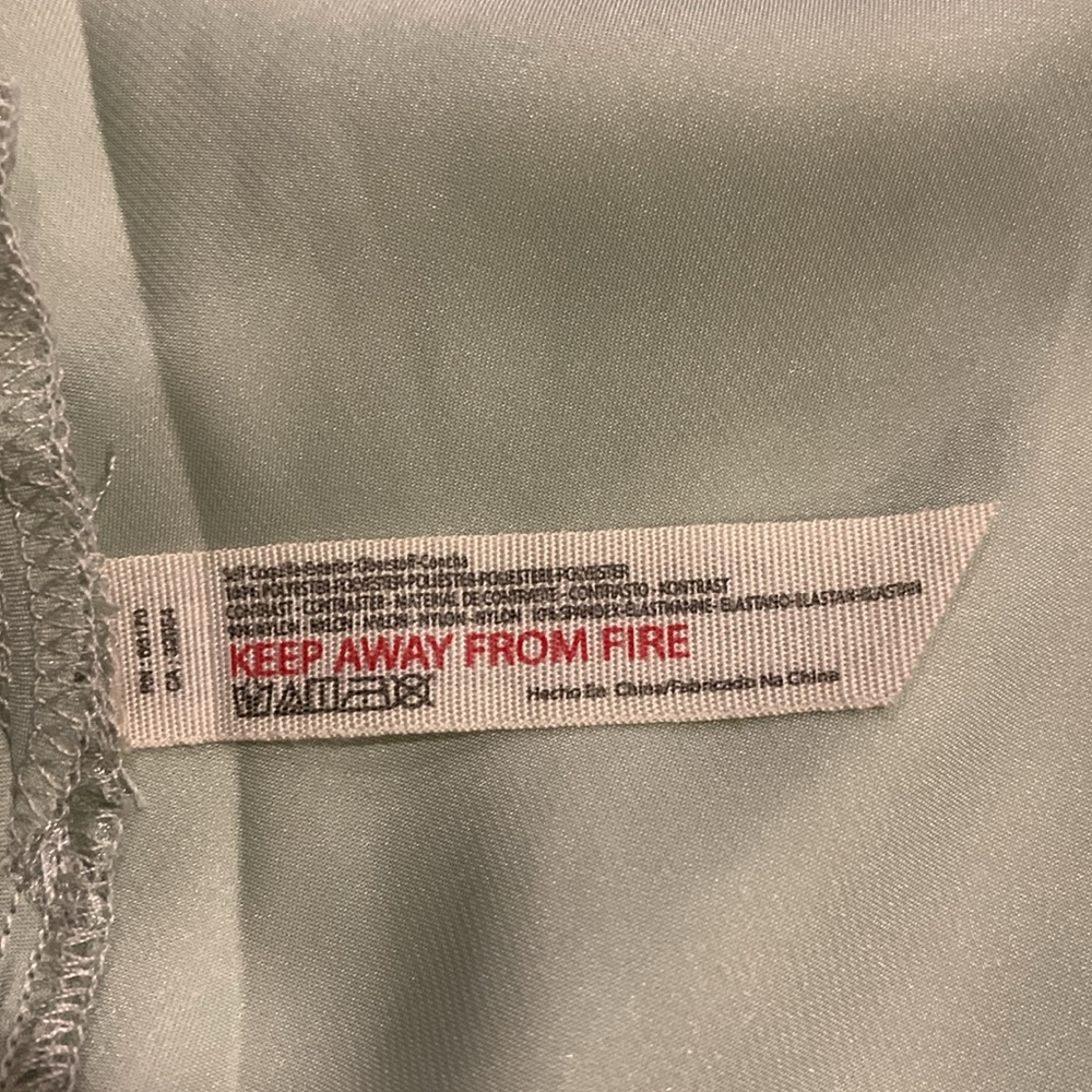 NWOT Free People Sunset Shimmer Satin Midi Slipdress Mint Green Size Medium - Picture 10 of 11